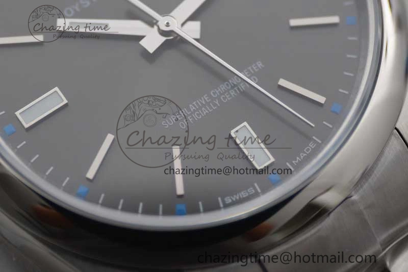 Oyster Perpetual 39mm 114300 EWF 1:1 Best Edition 904L Steel Gray Dial on SS Bracelet SA3132