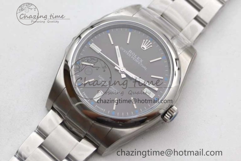 Oyster Perpetual 39mm 114300 EWF 1:1 Best Edition 904L Steel Gray Dial on SS Bracelet SA3132