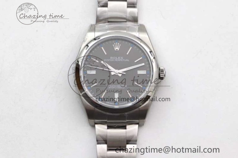 Oyster Perpetual 39mm 114300 EWF 1:1 Best Edition 904L Steel Gray Dial on SS Bracelet SA3132