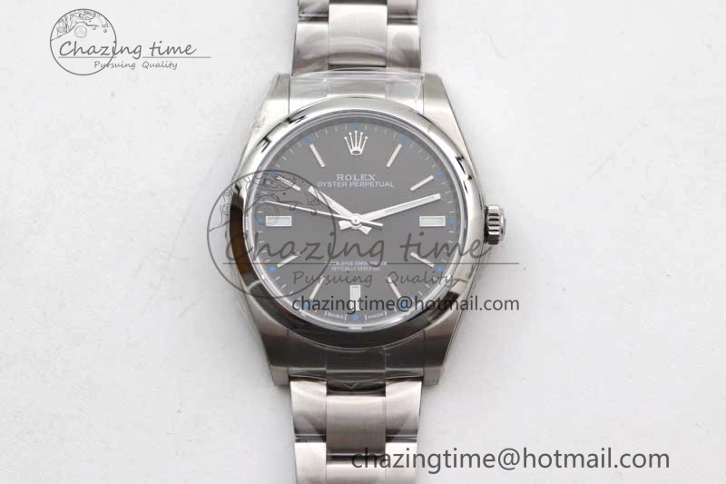 Oyster Perpetual 39mm 114300 EWF 1:1 Best Edition 904L Steel Gray Dial on SS Bracelet SA3132