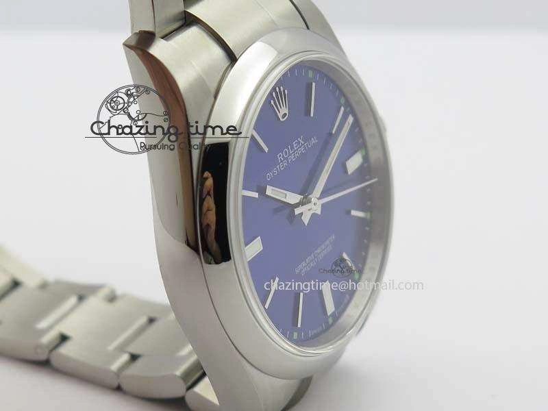 Oyster Perpetual 39mm 114300 JF 1:1 Best Edition Blue Dial On SS Bracelet SA3132