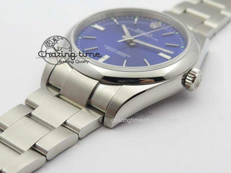 Oyster Perpetual 39mm 114300 JF 1:1 Best Edition Blue Dial On SS Bracelet SA3132