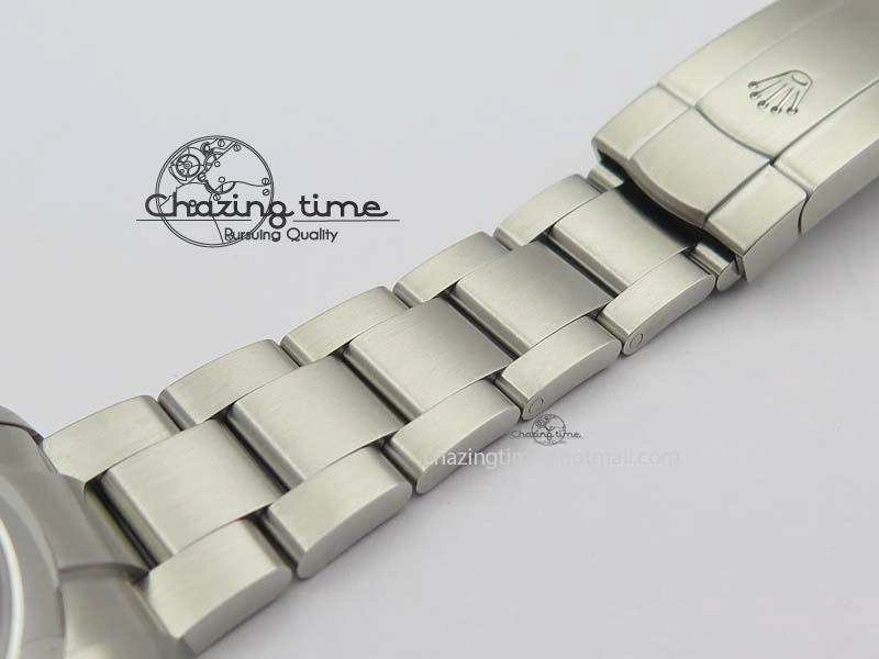 Oyster Perpetual 39mm 114300 JF 1:1 Best Edition Grape Dial On SS Bracelet SA3132