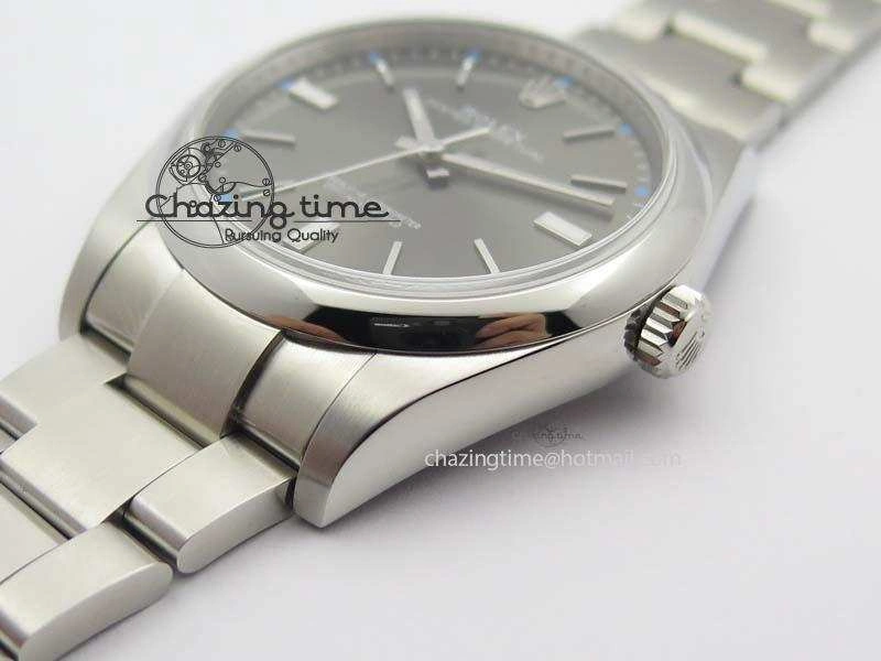 Oyster Perpetual 39mm 114300 JF 1:1 Best Edition Gray Dial On SS Bracelet SA3132