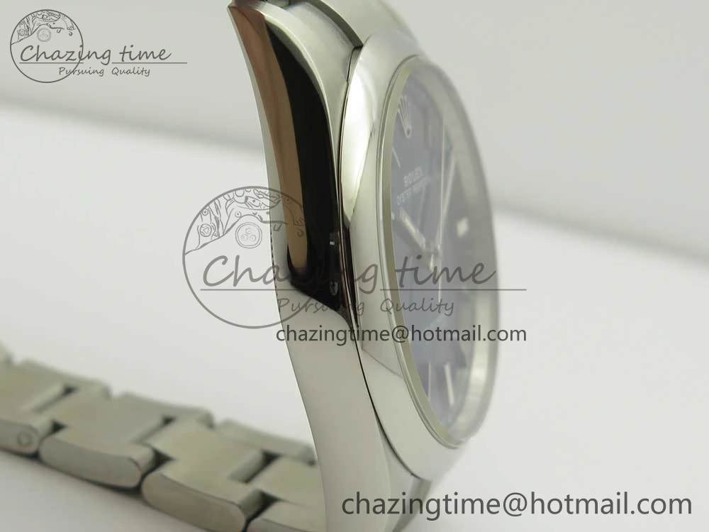 Oyster Perpetual 39mm 114300 UBF 1:1 Best Edition Blue Dial on SS Bracelet A2836