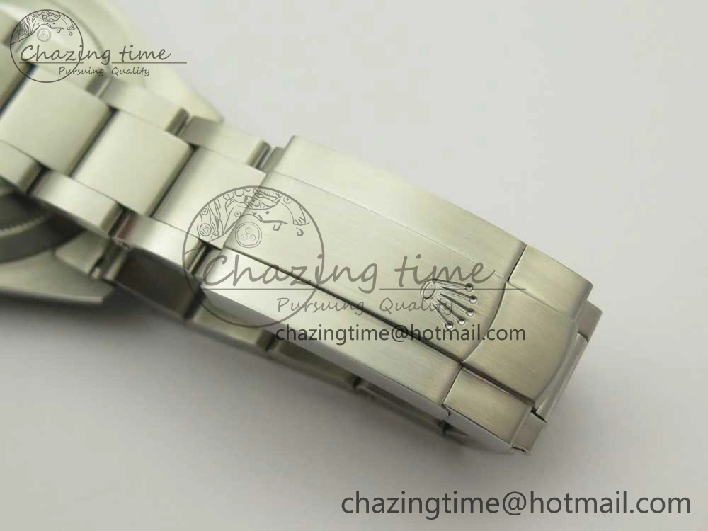 Oyster Perpetual 39mm 114300 UBF 1:1 Best Edition Grape Dial on SS Bracelet A2836