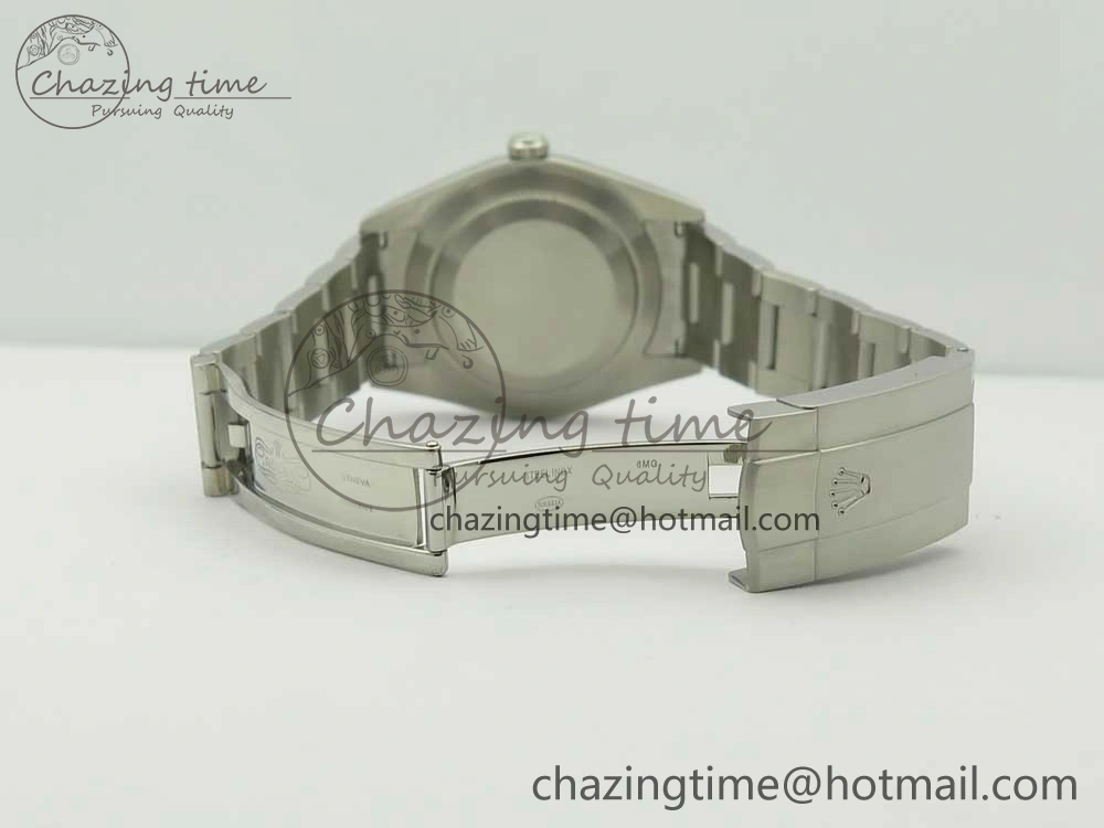 Oyster Perpetual 39mm 114300 UBF 1:1 Best Edition Grape Dial on SS Bracelet A2836