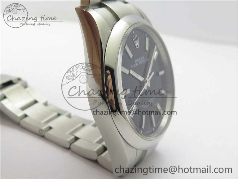 Oyster Perpetual 39mm 114300 UBF Best Edition Black Dial on SS Bracelet A2824