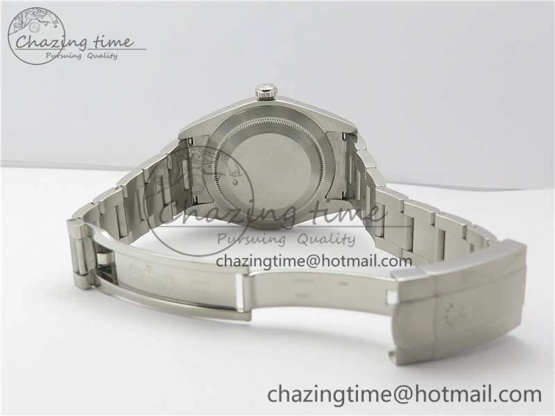 Oyster Perpetual 39mm 114300 UBF Best Edition White Dial on SS Bracelet A2824