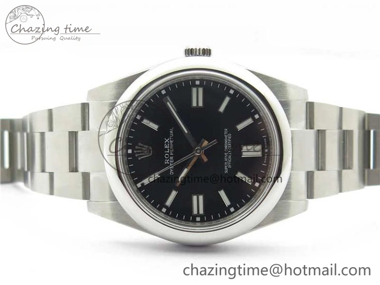 Oyster Perpetual 41mm 124300 BP Maker Best Edition Black Dial on SS Bracelet