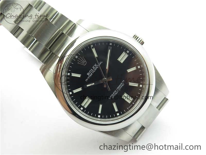 Oyster Perpetual 41mm 124300 BP Maker Best Edition Black Dial on SS Bracelet