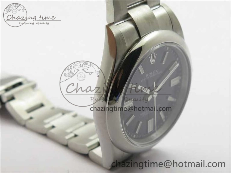 Oyster Perpetual 41mm 124300 BP Maker Best Edition Black Dial on SS Bracelet