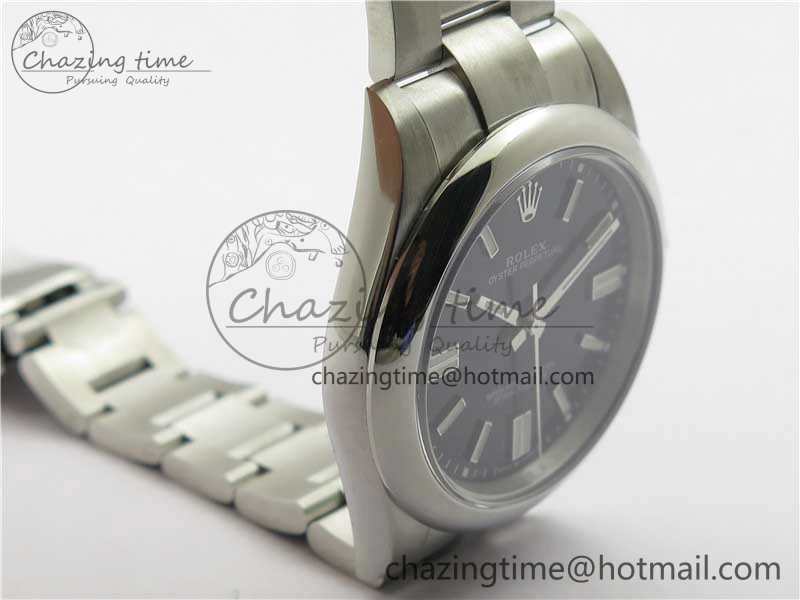 Oyster Perpetual 41mm 124300 BP Maker Best Edition Black Dial on SS Bracelet