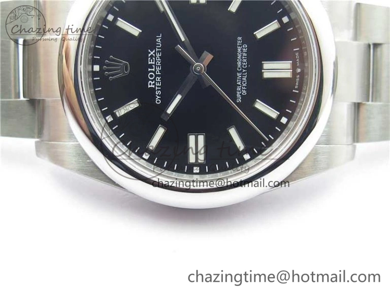 Oyster Perpetual 41mm 124300 BP Maker Best Edition Black Dial on SS Bracelet