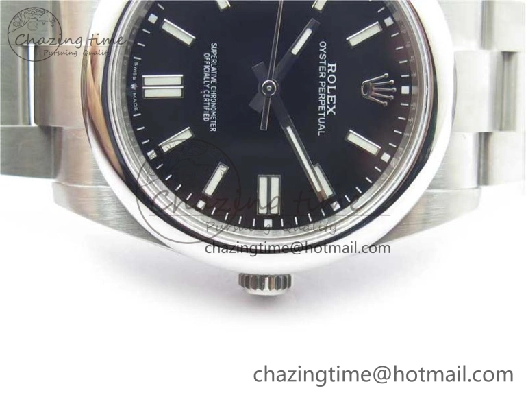 Oyster Perpetual 41mm 124300 BP Maker Best Edition Black Dial on SS Bracelet