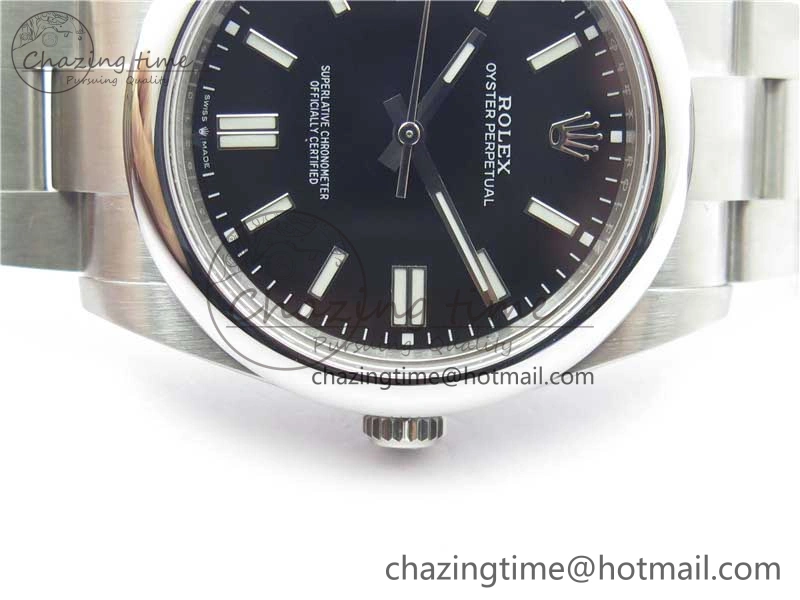 Oyster Perpetual 41mm 124300 BP Maker Best Edition Black Dial on SS Bracelet