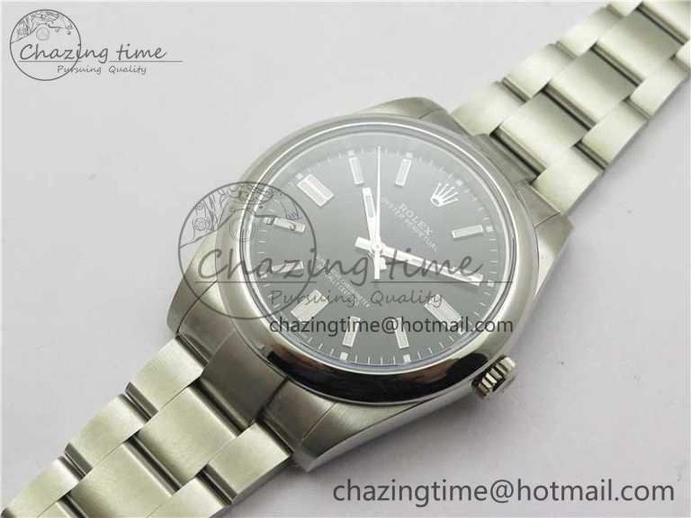 Oyster Perpetual 41mm 124300 BP Maker Best Edition Black Dial on SS Bracelet