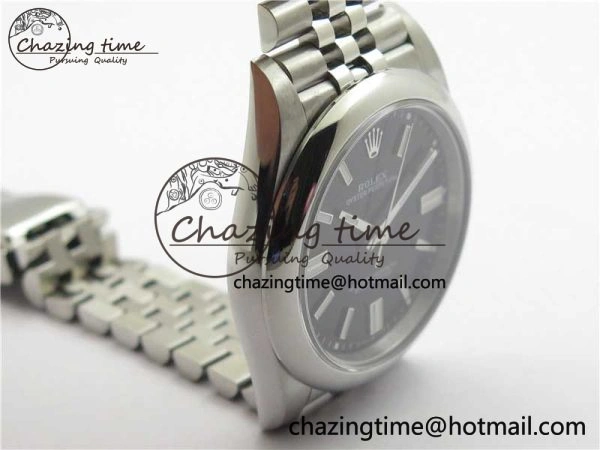 Oyster Perpetual 41mm 124300 BP Maker Best Edition Black Dial on SS Jubilee Bracelet A2813