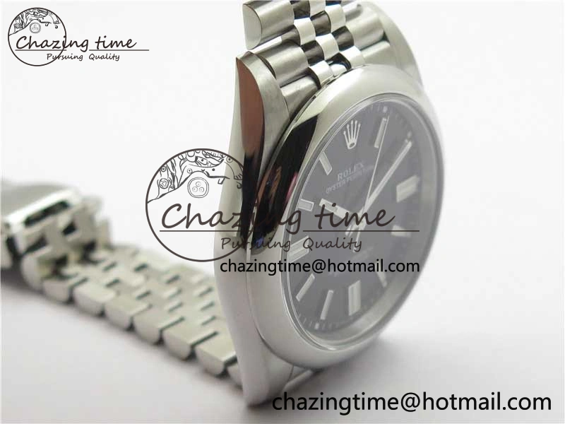 Oyster Perpetual 41mm 124300 BP Maker Best Edition Black Dial on SS Jubilee Bracelet A2813