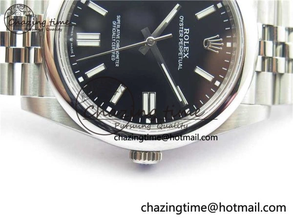 Oyster Perpetual 41mm 124300 BP Maker Best Edition Black Dial on SS Jubilee Bracelet A2813