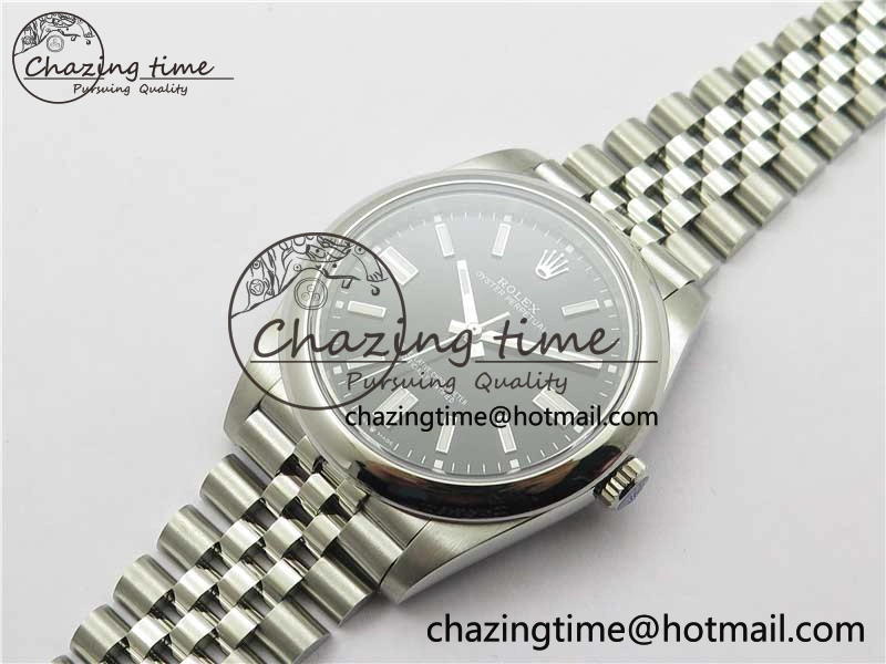 Oyster Perpetual 41mm 124300 BP Maker Best Edition Black Dial on SS Jubilee Bracelet A2813