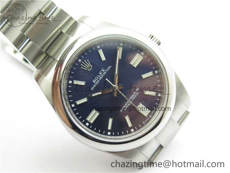 Oyster Perpetual 41mm 124300 BP Maker Best Edition Dark Blue Dial on SS Bracelet