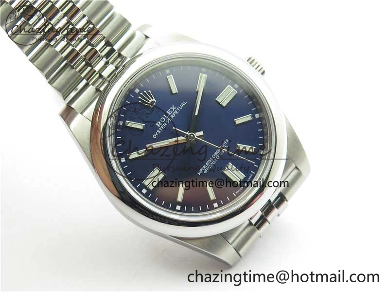 Oyster Perpetual 41mm 124300 BP Maker Best Edition Deep Blue Dial on SS Jubilee Bracelet A2813