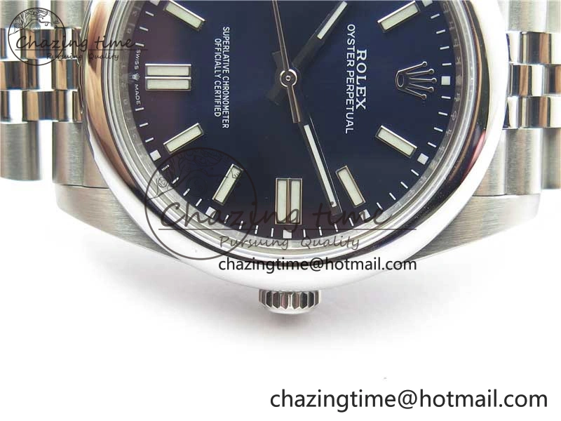 Oyster Perpetual 41mm 124300 BP Maker Best Edition Deep Blue Dial on SS Jubilee Bracelet A2813