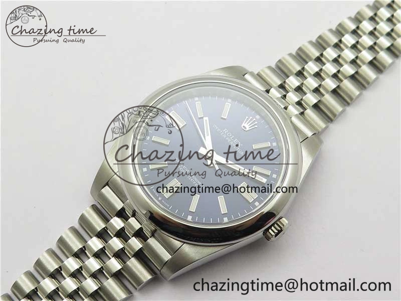 Oyster Perpetual 41mm 124300 BP Maker Best Edition Deep Blue Dial on SS Jubilee Bracelet A2813