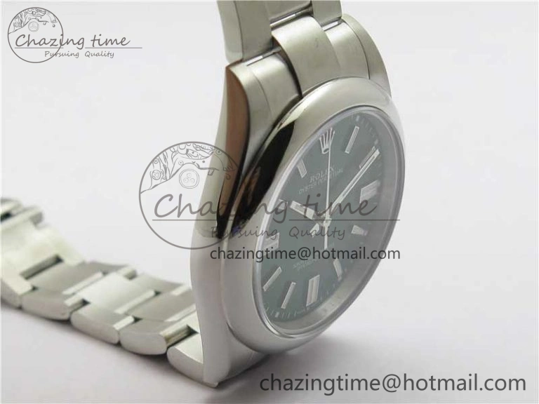 Oyster Perpetual 41mm 124300 BP Maker Best Edition Green Dial on SS Bracelet