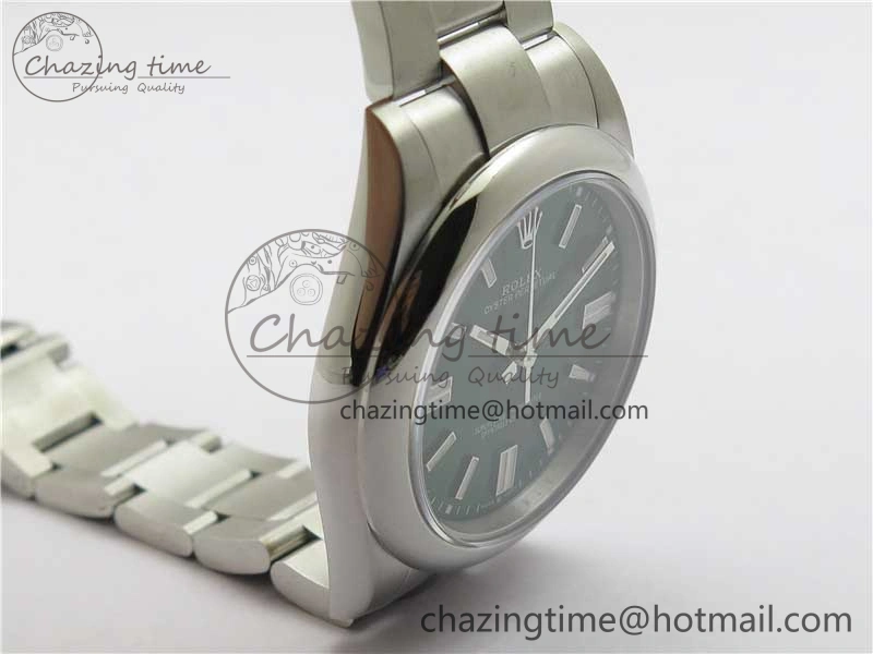 Oyster Perpetual 41mm 124300 BP Maker Best Edition Green Dial on SS Bracelet