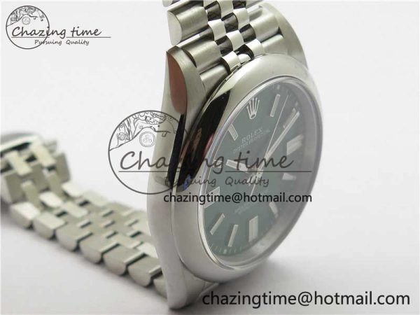 Oyster Perpetual 41mm 124300 BP Maker Best Edition Green Dial on SS Jubilee Bracelet A2813
