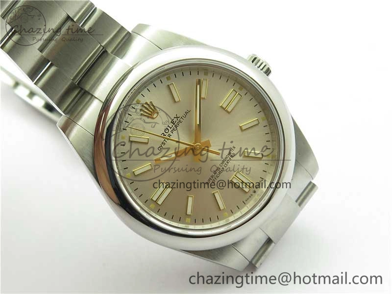Oyster Perpetual 41mm 124300 BP Maker Best Edition Silver Dial on SS Bracelet