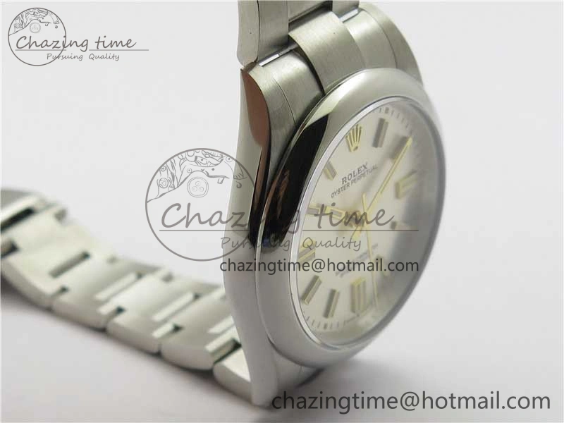 Oyster Perpetual 41mm 124300 BP Maker Best Edition Silver Dial on SS Bracelet