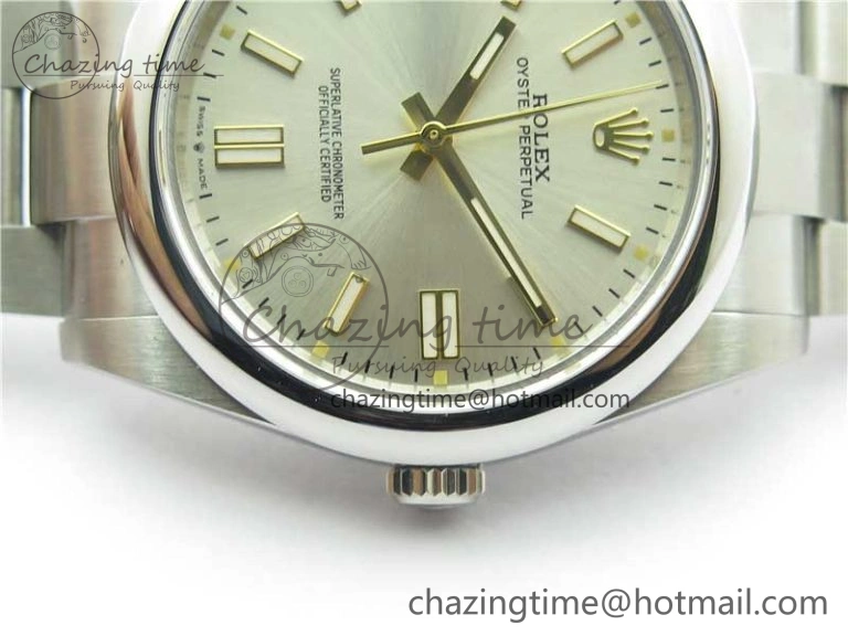 Oyster Perpetual 41mm 124300 BP Maker Best Edition Silver Dial on SS Bracelet