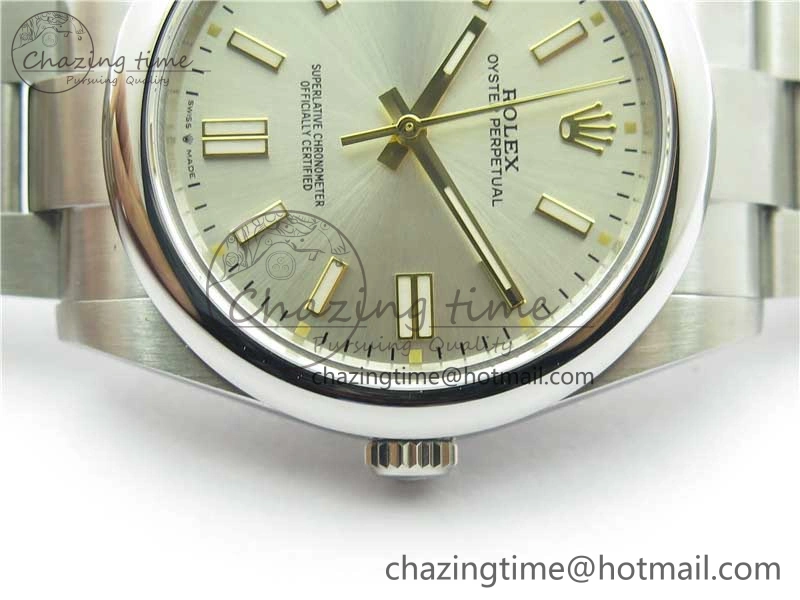 Oyster Perpetual 41mm 124300 BP Maker Best Edition Silver Dial on SS Bracelet