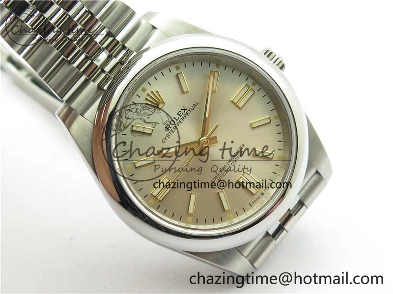 Oyster Perpetual 41mm 124300 BP Maker Best Edition Silver Dial on SS Jubilee Bracelet A2813
