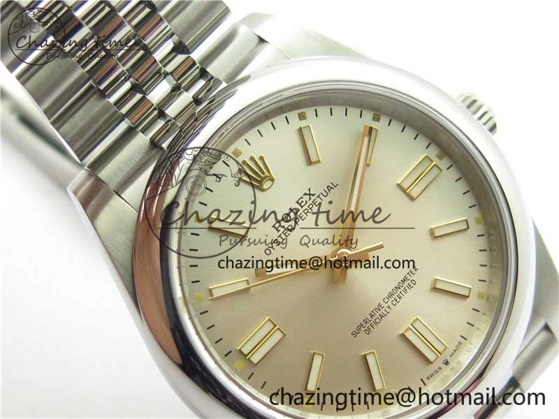 Oyster Perpetual 41mm 124300 BP Maker Best Edition Silver Dial on SS Jubilee Bracelet A2813