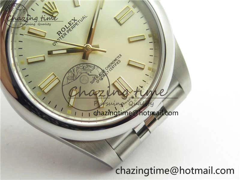 Oyster Perpetual 41mm 124300 BP Maker Best Edition Silver Dial on SS Jubilee Bracelet A2813