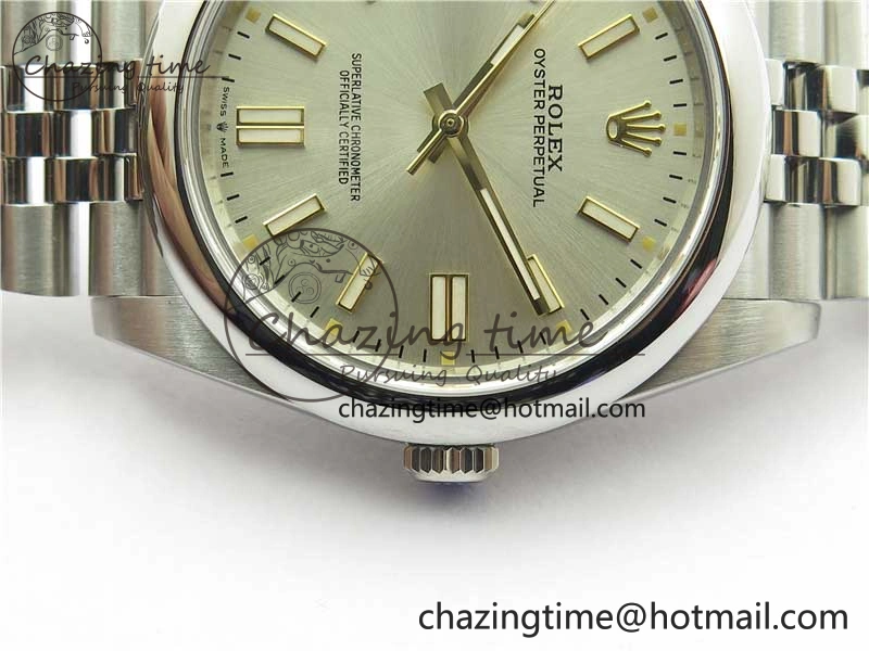 Oyster Perpetual 41mm 124300 BP Maker Best Edition Silver Dial on SS Jubilee Bracelet A2813
