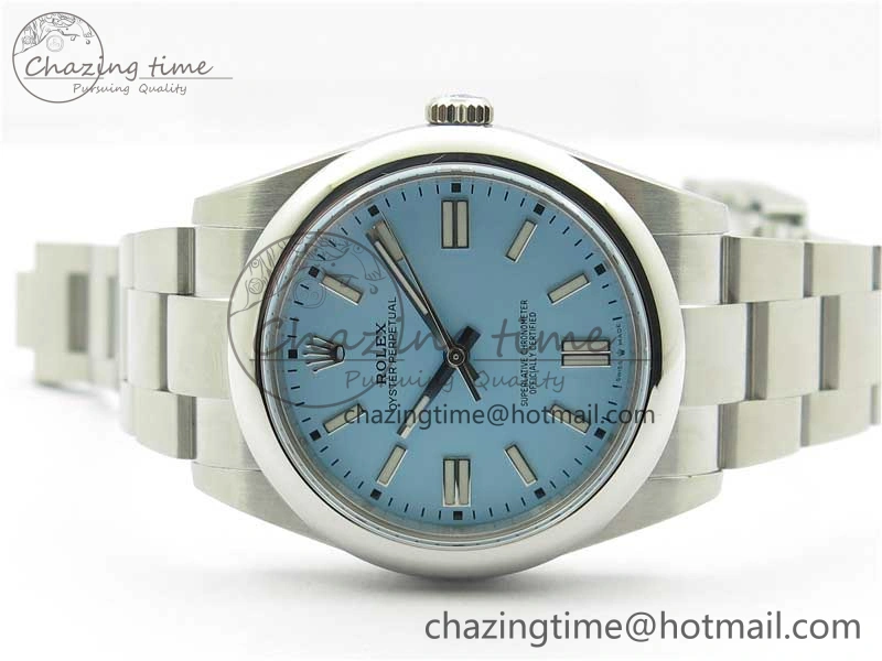 Oyster Perpetual 41mm 124300 BP Maker Best Edition Tiffany Blue Dial on SS Bracelet