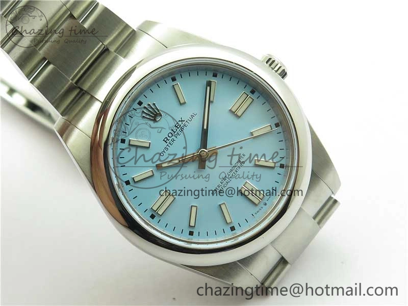 Oyster Perpetual 41mm 124300 BP Maker Best Edition Tiffany Blue Dial on SS Bracelet