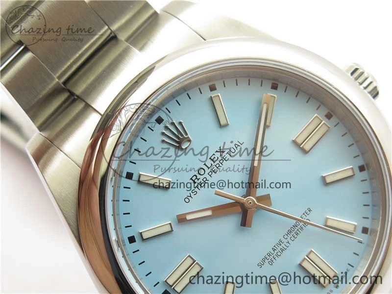 Oyster Perpetual 41mm 124300 BP Maker Best Edition Tiffany Blue Dial on SS Bracelet