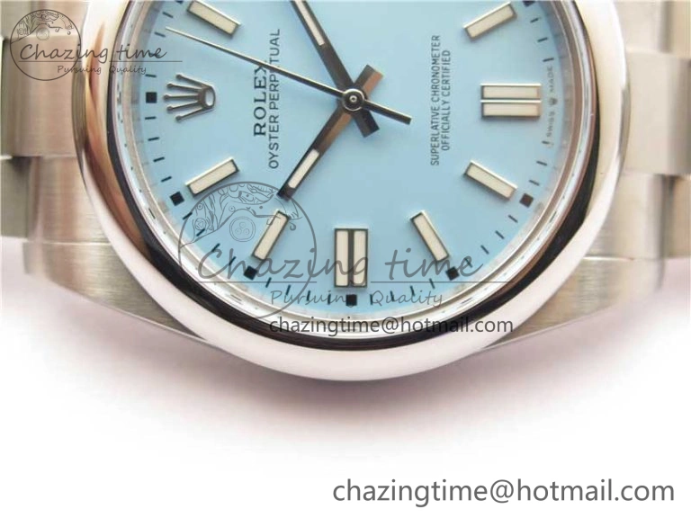 Oyster Perpetual 41mm 124300 BP Maker Best Edition Tiffany Blue Dial on SS Bracelet