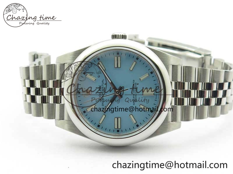 Oyster Perpetual 41mm 124300 BP Maker Best Edition Tiffany Blue Dial on SS Jubilee Bracelet A2813
