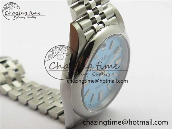 Oyster Perpetual 41mm 124300 BP Maker Best Edition Tiffany Blue Dial on SS Jubilee Bracelet A2813