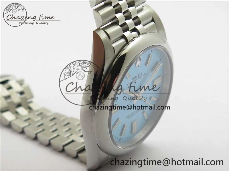 Oyster Perpetual 41mm 124300 BP Maker Best Edition Tiffany Blue Dial on SS Jubilee Bracelet A2813