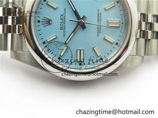 Oyster Perpetual 41mm 124300 BP Maker Best Edition Tiffany Blue Dial on SS Jubilee Bracelet A2813