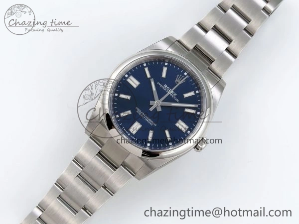 Oyster Perpetual 41mm 124300 Clean 1:1 Best Edition 904L Steel Blue Dial on SS Bracelet VR3230