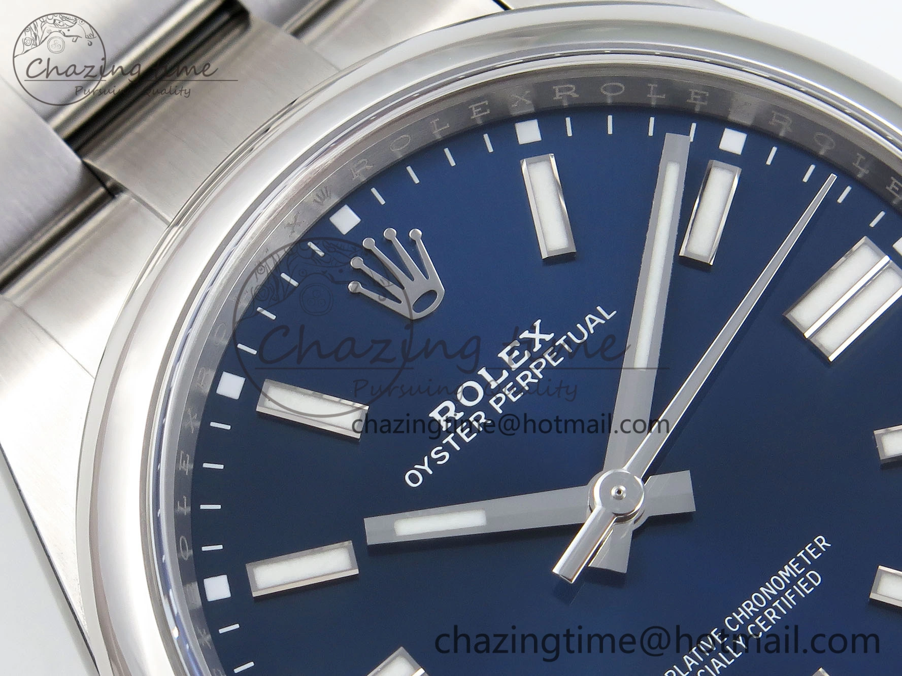 Oyster Perpetual 41mm 124300 Clean 1:1 Best Edition 904L Steel Blue Dial on SS Bracelet VR3230